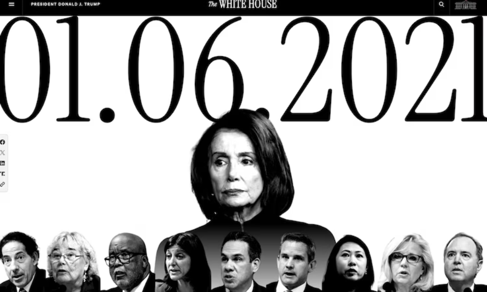 Governo Trump lança site com versão própria sobre o 6 de Janeiro cinco anos depois