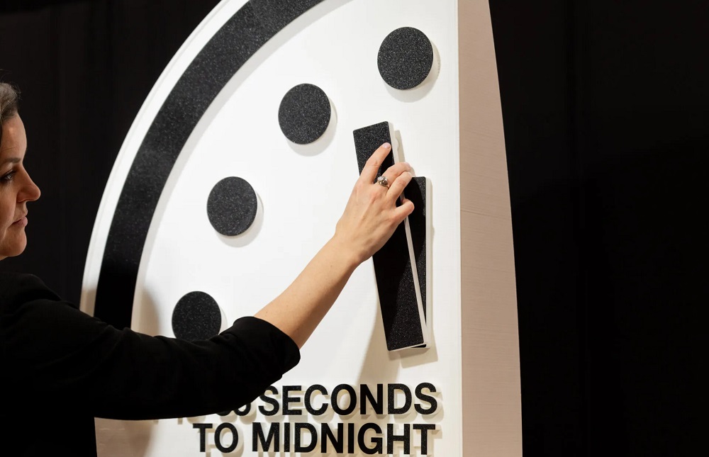 Relógio do Juízo Final atinge pior marca em 80 anos