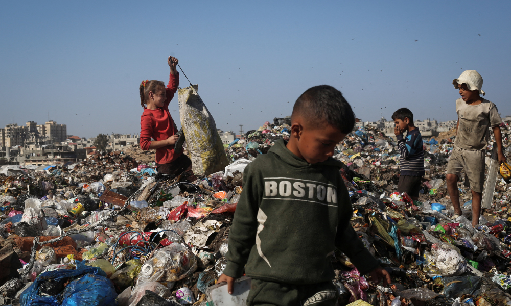 Unicef entrega material recreativo para crianças de Gaza