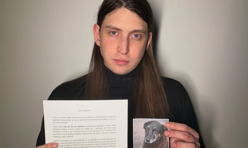 Felca publica carta aberta sobre cão Orelha e pede ‘mudanças urgentes’ ao MP