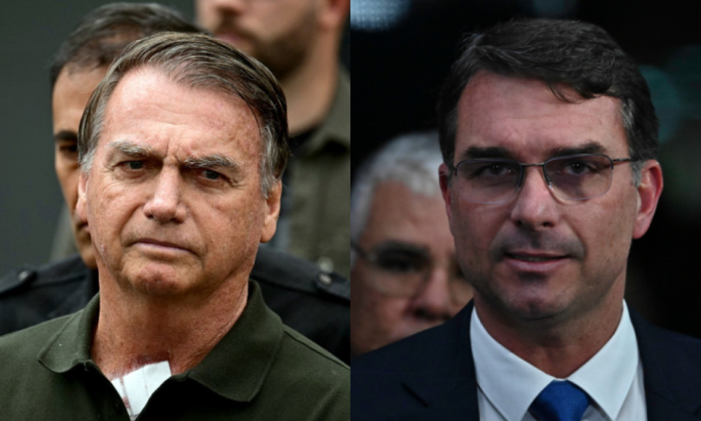 ‘Estão brincando com a vida do meu pai’, diz Flávio após Bolsonaro ser internado