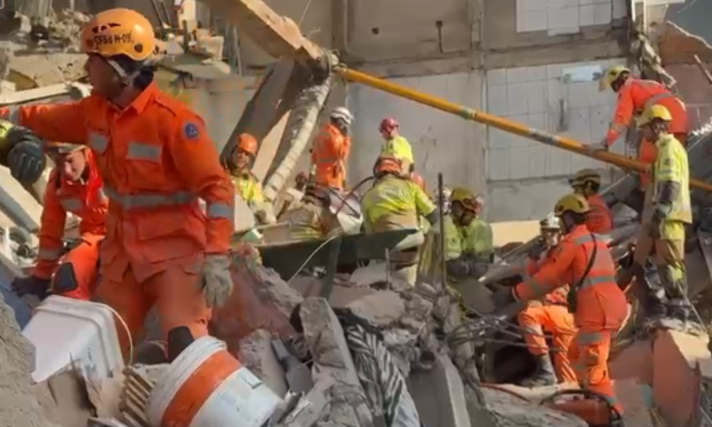 Asilo desaba em BH e deixa ao menos quatro mortos; bombeiros buscam vítimas