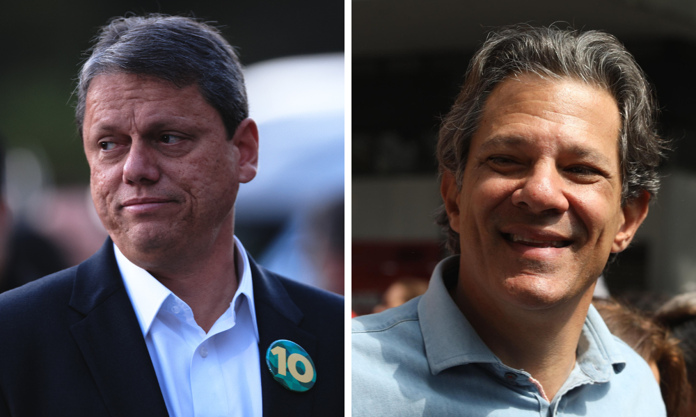 Gerp: Tarcísio lidera disputa pelo Governo de SP com 51%; Haddad tem 35%
