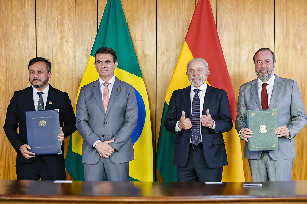 Lula recebe presidente da Bolívia e assina acordos contra o crime organizado