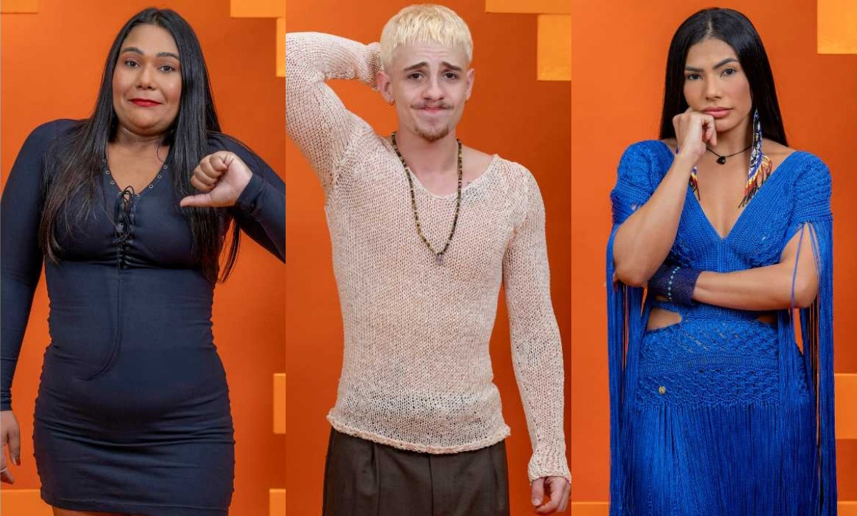 BBB 26: Chaiany, Juliano e Marciele estão no Paredão