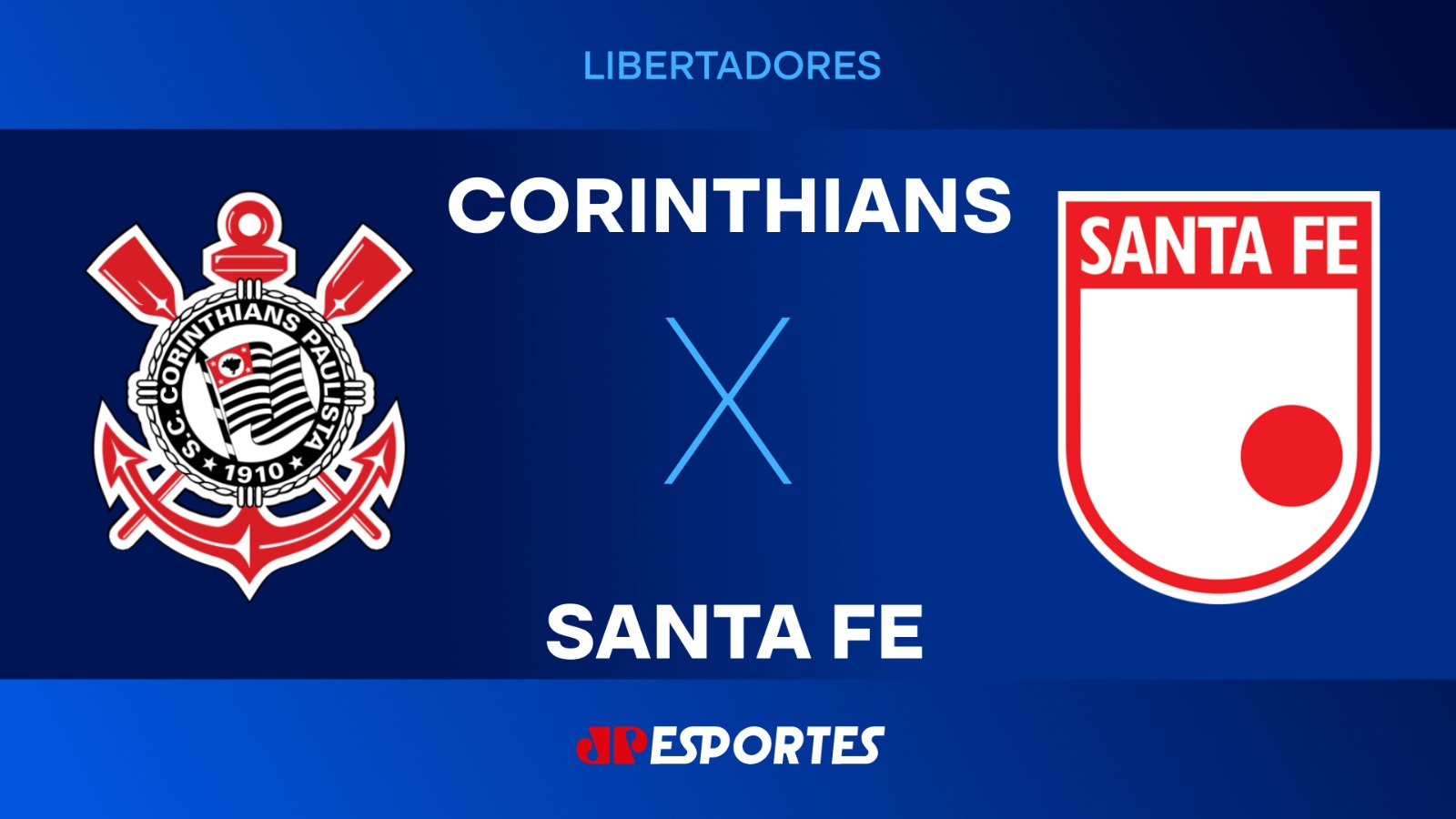 Corinthians x Santa Fé: assista à transmissão da Jovem Pan ao vivo