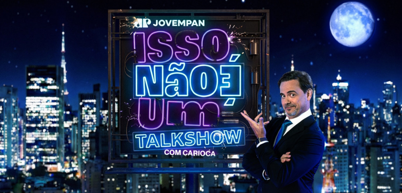 Jovem Pan lança ‘Isso Não é um Talk Show’, novo programa do Carioca com projeto comercial multiplataforma 
