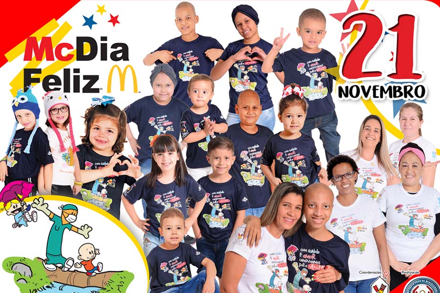 MCDia Feliz é neste sábado; saiba  como ajudar crianças com câncer
