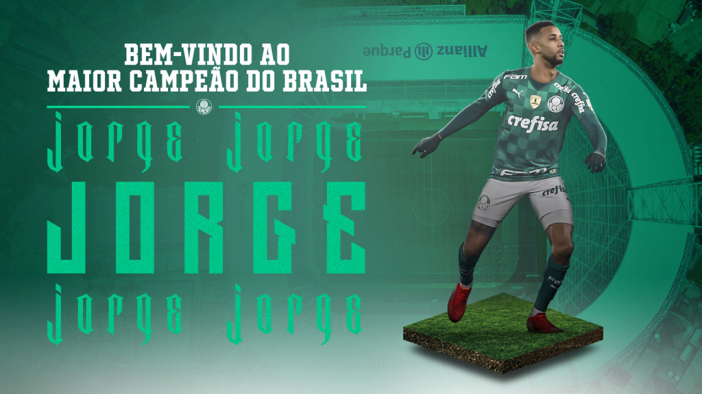 Palmeiras anuncia contratação do lateral-esquerdo Jorge, ex-Monaco